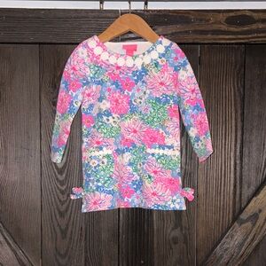 Lilly Pulitzer Floral Kids Dress - Pink, Blue, Green